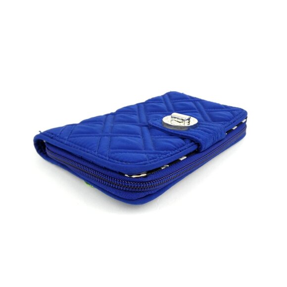 Vera Bradley Cobalt Blue Turnlock Wallet - Picture 4 of 15